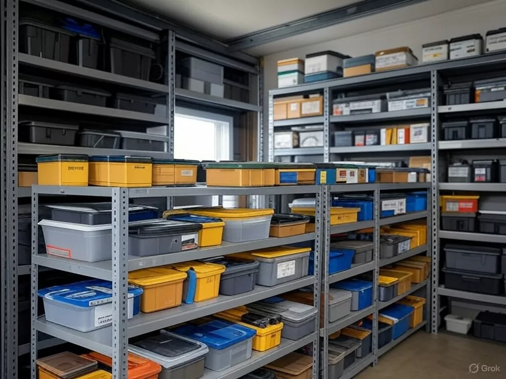 Organiser deg med holdbare lagringshyller
